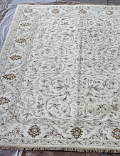 Индия шерсть шелк 14x14 790A IVORY / IVORY