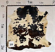 Меховой ковер-шкура ТРИКОЛОР BIG28