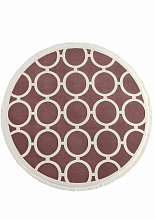 Ковер SARDES TRUVA 08426M PURPLE / PURPLE Круг