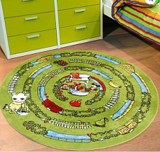 Детский ковер для малыша PTT Sorona JOYFUL KIDS Labirint КРУГ