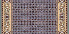 Ковровая дорожка Кремлевская 15-38 темно-синяя 