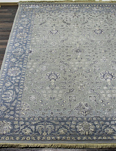 Индия шерсть шелк 14x14 798A SILVER / BLUE