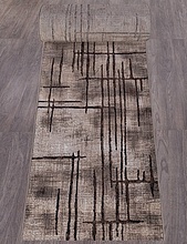 Ковровая дорожка SIERRA D717 BEIGE-BROWN 2