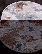 Ковер RAMIYA 18734S GREY / D.BEIGE Овал