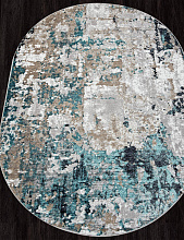 PARADIZE 01632A GREY / TURQUOISE Овал