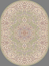 Ковер MASHAD PRESTIGE 02353A L.GREEN Овал