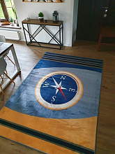 Ковер PRINT Морской с компасом