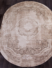 Ковер ARMINA 03707A BROWN / BROWN Овал