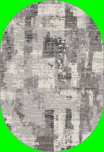 Ковер TUNIS F376 GRAY Овал