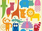 Детский ковер KIDS 8166 44933. Зверята