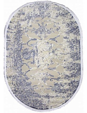 Ковер AMASYA 9020A BEIGE / BLUE Овал