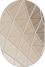Рельефный ковер Soho 5637-15055 ОВАЛ