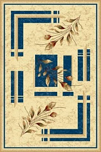 PACIFIC CARVING 0301 CREAM / NAVY