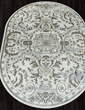Ковер SAHARA 00765A GREY FDY / CREAM HB Овал
