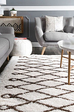 ручной работы SHAGGY MOROCCO ivory-brown