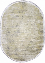 Ковер AMASYA 9010B BLUE / CREAM Овал