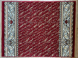 Ковровая дорожка красно-бордовая 40020-04