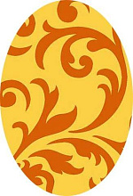 VISION DELUXE D129 YELLOW-ORANGE Овал
