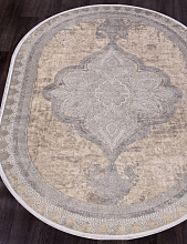 Ковер BIBLOS 9308 BEIGE / GREY Овал