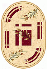 рельефный LILIA bordo ОВАЛ