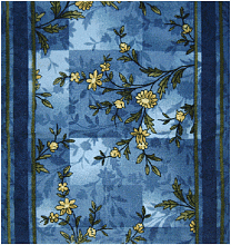 Ковер с цветами Принт обр ЭЛЕГИЯ 70