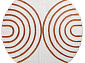 из искусственного меха RABBIT CARVING PX4005 CREAM / TERRA Круг