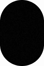 длинноворсовый SHAGGY ULTRA black ОВАЛ