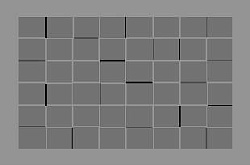 Грязезащитный коврик Modemo 200078 серые квадраты
