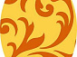 VISION DELUXE D129 YELLOW-ORANGE Овал