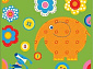 Детский ковер KIDS 8196 44924.Слоник