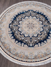 Ковер FARSI 1500 267 DARK BLUE Круг