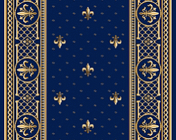 Ковровая дорожка полушерстяная LILIA blue