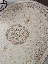 Ковер ZARINA M107A CREAM / CREAM Овал