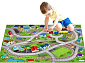 Детский развивающий 3D ковер с дорогами ГОРОДОК 86132