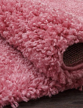 длинноворсовый SHAGGY ULTRA pink ОВАЛ