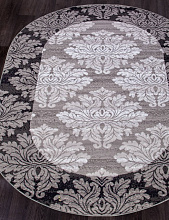 Ковер SILVER D213 GRAY Овал