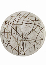 Ковер SARDES TRUVA 08425B BEIGE / BEIGE Круг