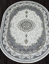 Ковер MIRAY O1463 096 GREY Овал