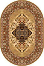 Ковер ISFAHAN LEYLA amber ОВАЛ