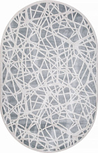 Ковер MIRANDA-A D967 BLUE-CREAM Овал