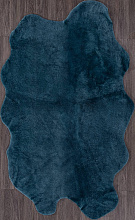 Ковер Мутон Sheepskin Sheepskin 55x95 синий