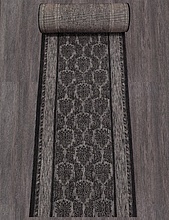 Ковровая дорожка циновка VEGAS S001 D.GRAY-BLACK