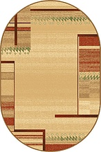Ковер для детей и взрослых STANDARD JANUS beige ОВАЛ