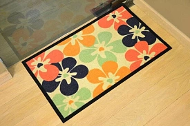 Грязезащитный коврик с цветами Modemo 300081 0.5х0.8 цветы