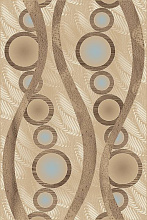 Ковер MEGA CARVING D274 BEIGE Круг