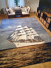 Ковер МОРСКОЙ БРИГАНТИНА-1