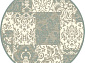 Рельефный ковер из вискозы GENOVA 38009 6555 90 КРУГ