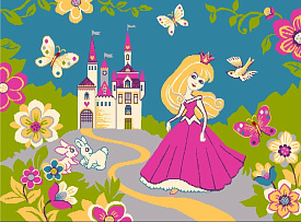 детский с ПРИНЦЕССОЙ FUNKY NEL turquoise