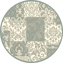 Рельефный ковер из вискозы GENOVA 38009 6555 90 КРУГ