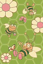 Ковер FLOWER VR06 GREEN